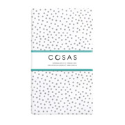 Простынь на резинке в детскую кроватку Grey Blots Cosas ранфорс