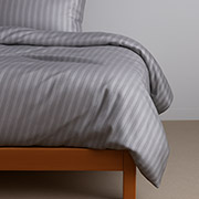 Підковдра Boston Soft Grey Stripe сатин U-tek Home