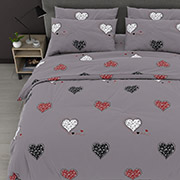 Постільна білизна 101209 Серцевий мікс-2 бязь-люкс Selena