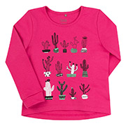 Лонгслів для дівчинки ФБ920 інтерлок Бембі 700-малиновий