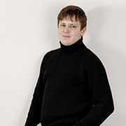 Чоловічий в'язаний реглан Art Knit чорний