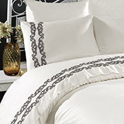 Постільна білизна Lissa сатин з мереживом Arya