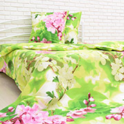 Постільна білизна 20-1190 Green бязь-gold Nostra