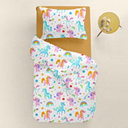 Підліткова постільна білизна Unicorns CS3 ранфорс Cosas простирадло на гумці