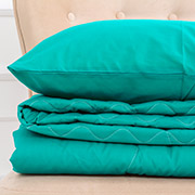 Детский летний спальный набор 2701 Эвкалипт 17-4735 Caterina одеяло и наволочки MirSon