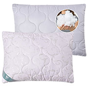 Подушка антиалергенна Soft Ideia біло-сіра