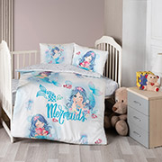 Постільна білизна для дитячого ліжечка Mermaid сатин First choice