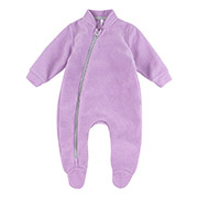 Комбінезон-чоловічок для дівчинки КБ214 фліс Bembi Q00-бузковий