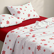 Постільна білизна Snowflakes Berry CS4 фланель Cosas простирадло на гумці