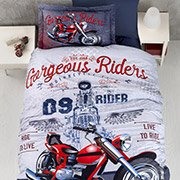 Підліткова постільна білизна Rider ранфорс 3D First choice