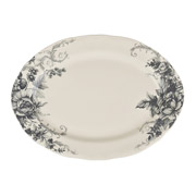 Блюдо керамічне Вінтажні квіти 36 см Claytan Ceramics 910-110