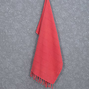 Рушник для сауни та пляжу Stone Stripe Arya кораловий