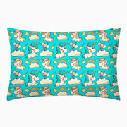 Дитяча наволочка Cosas Єдиноріг бежевий 1