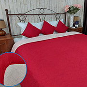 Покривало двостороннє Cherry Зірка Руно вишневе