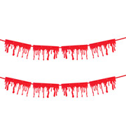Гирлянда бумажная фигурная 3 м 8 элементов Хэллоуин Капли крови Yes! Fun 801183