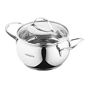 Каструля Gemini нержавіюча сталь 2,2л Ardesto зі скляною кришкою AR4322GB