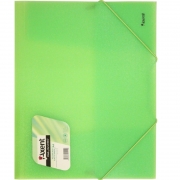 Папка на гумках, Axent A4, прозора зелена 1501-26-A