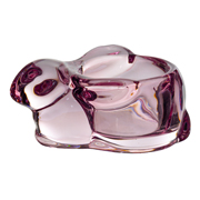 Підставка під яйце 9.2х6.3х4.4 см Кролик LeGlass 355-296 рожева