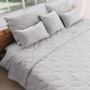 Покривало декоративне Hawaii з наволочками Sonex світло-сірий