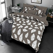 Постільна білизна Шоколадні листочки 101108 бязь-люкс Selena