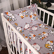 Наволочка з бязі 17-0690 Моя ти киця MirSon