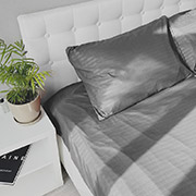 Наволочка Fiber Light Grey Stripe Emily микрофибра светло-серый
