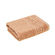 Рушник махровий Home line Туркменістан 430 кавовий з бордюром