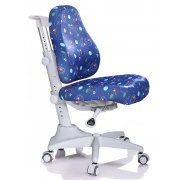 Крісло Match F gray base Mealux Y-528 F синє з м'ячиками