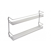 Полка 2-х уровневая Metaltex 364632