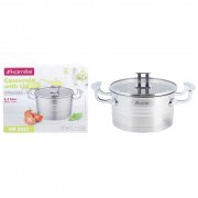 Каструля з кришкою Kamille 5,7л 5857