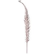 Гілка декоративна 100 см Перо Папороті YES! Fun 974589 рожеве золото глітер