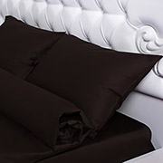 Наволочка 00-0154 Dark Brown Active сатин однотонний Nostra