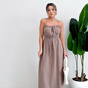 Сукня Гера муслін Art Knit тауп