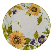 Блюдо кругле сервіровки 33 см Сонячний сад Certified International 37165