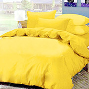 Комплект постільної білизни Selena бязь Жовтий 100640