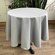 Скатертина кругла Прованс сіра