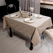 Скатертина бавовняна Rino Прованс бежевий