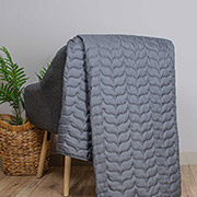 Покривало стьобане Графіт Home Line