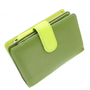 Женский кожаный кошелек Visconti RB-51 - Fiji lime multi