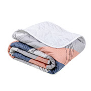 Покривало стьобане Діагональ-Білий мікрофібра Home Line