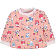 Кофта для дівчинки 0402202нуш футер Татошка рожевий