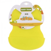 Нагрудник гумовий для годування малюка Baby Team AKT-6500_салатовий