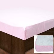 Простынь на резинке из ранфорса SoundSleep PR80R-Ran-149 Pink розовая