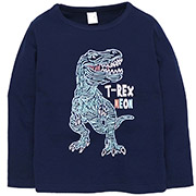 Лонгслів для хлопчика 0706365рех інтерлок Татошка синій