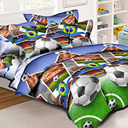 Підліткова постільна білизна Футбол 210222 ранфорс Selena
