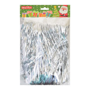 Гирлянда 50х270 см Блестящий дождь для создания фотозоны Yes! Fun 980312 серебряная