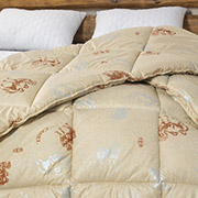 Ковдра зимова Camel верблюжа вовна Dream Collection ТЕП