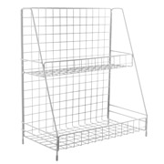 Полиця 2-х ярусна 30х15.5х34 см Raum Ringel RG-025w біла