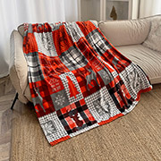 Флісовий плед Скандинавські мотиви 9116 Love you