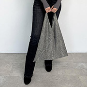 Сумка-шопер Python Art Knit серый - Фото №2